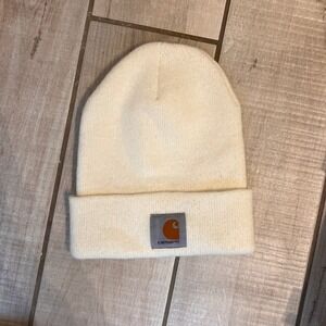 Carhartt Unisex Beanie Cream Off-White OS